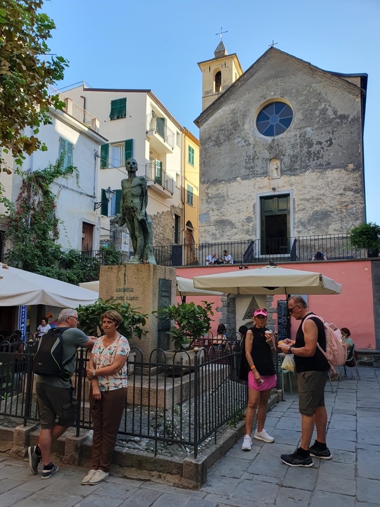 The centre of Corniglia The centre of Corniglia
