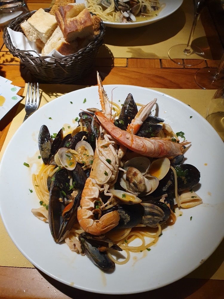 Seafood pasta Seafood pasta