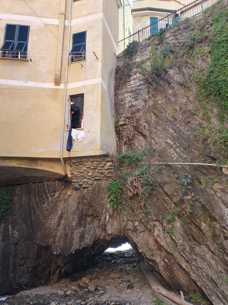 A cave under the cliff A cave under the cliff