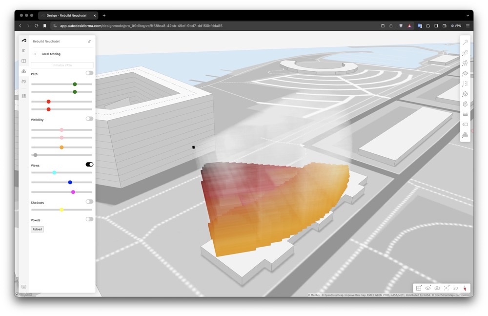 Combined visibility cone and geometry intersection.jpg Combined visibility cone and geometry intersection