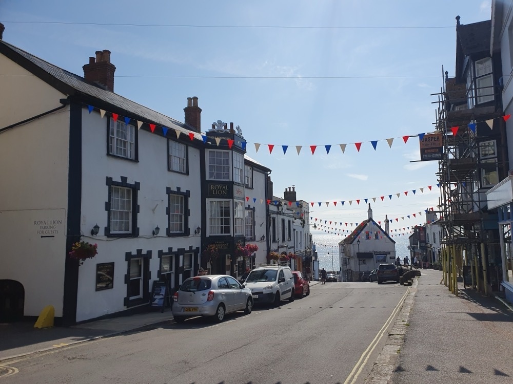 Lyme's Broad Street Lyme's Broad Street.