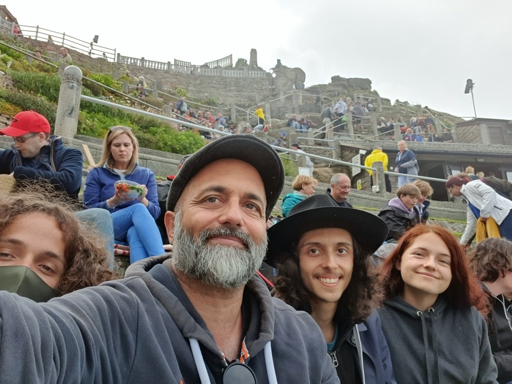 Seated at the Minack Seated at the Minack