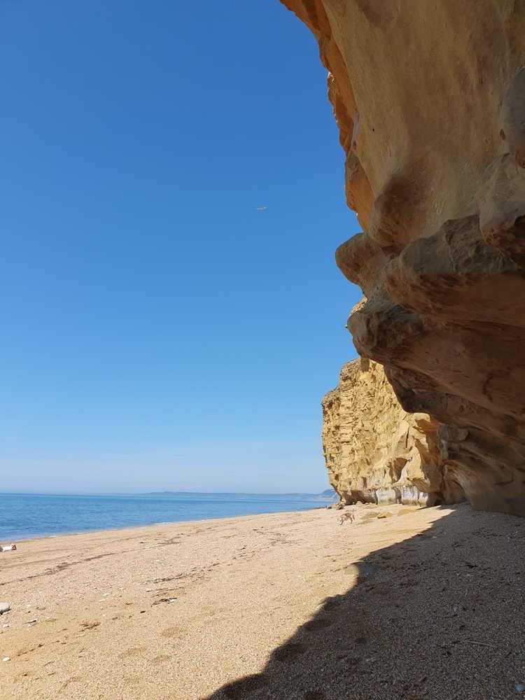 Under the cliff Under the cliff