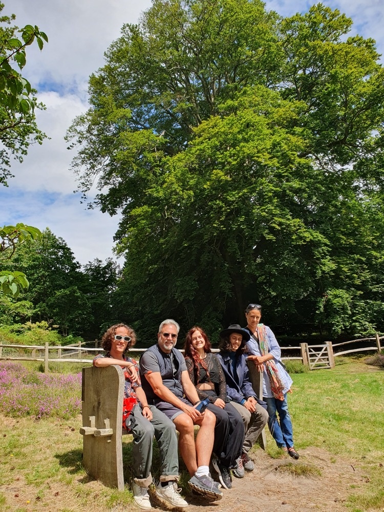 Simon with my family Simon with my family