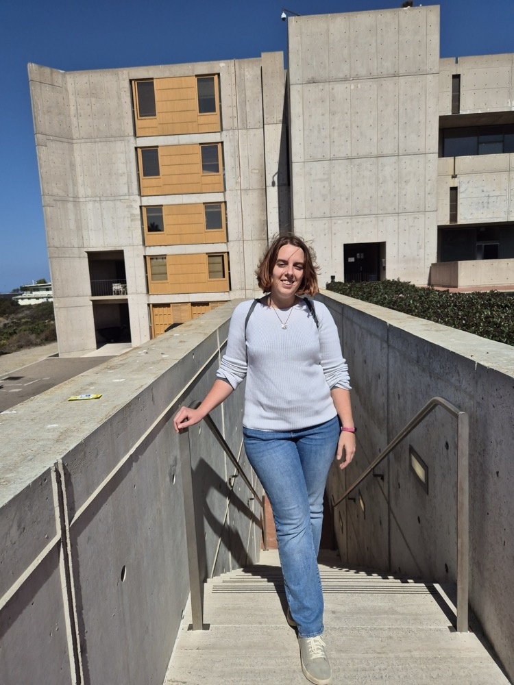 Dagmara at the Salk Institute Dagmara at the Salk Institute