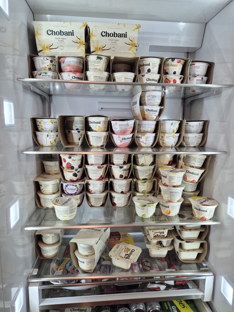 Greek yoghurt fridge Greek yoghurt fridge