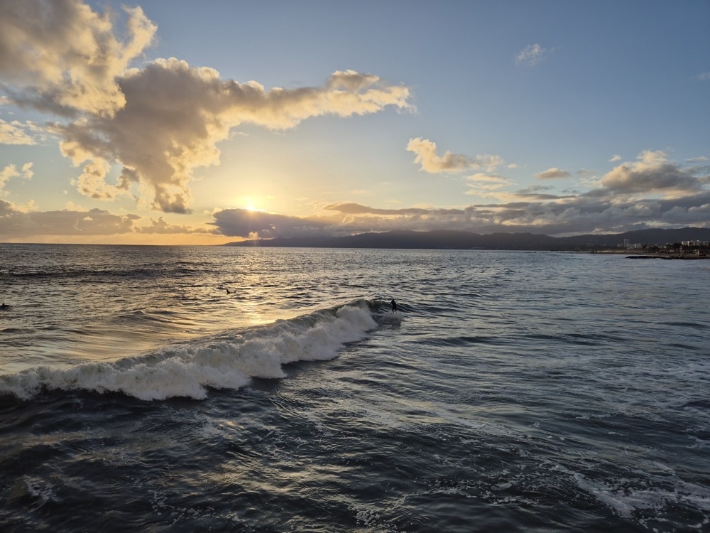 Sunset surfers Sunset surfers
