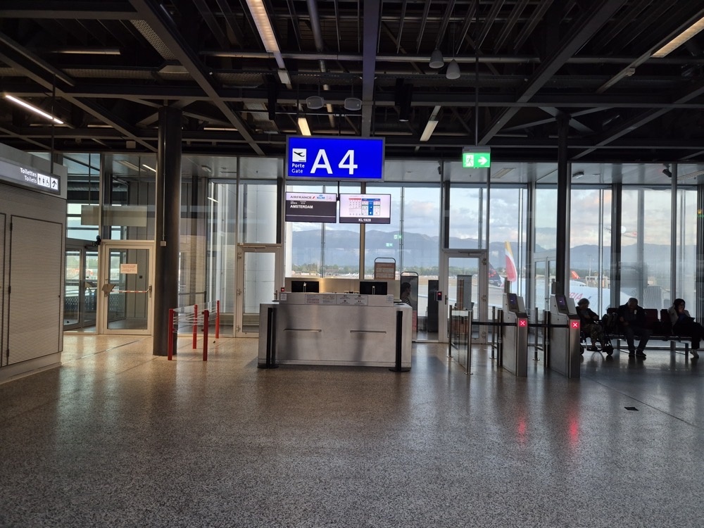 At the gate At the gate