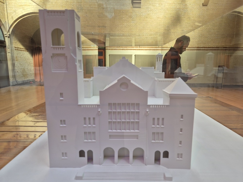 A model of the building A model of the building