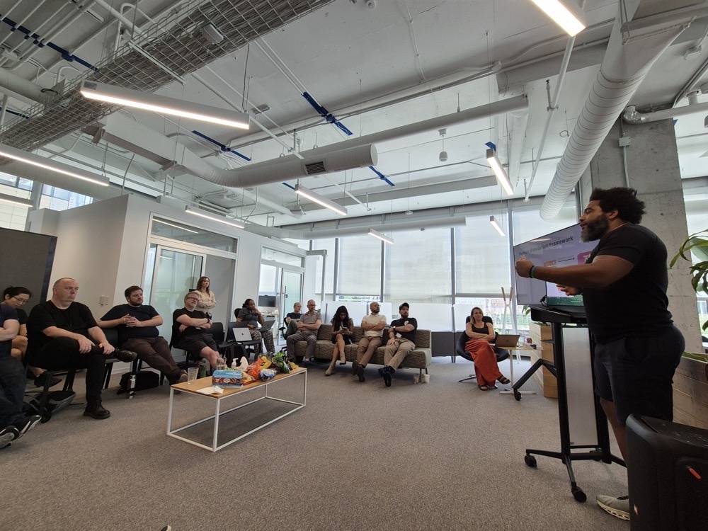 Tomas presenting Tomas presenting