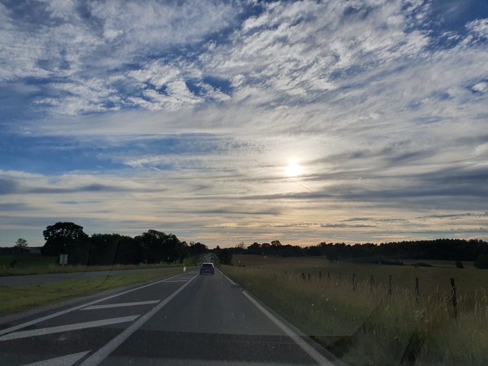 Hitting the road Hitting the road