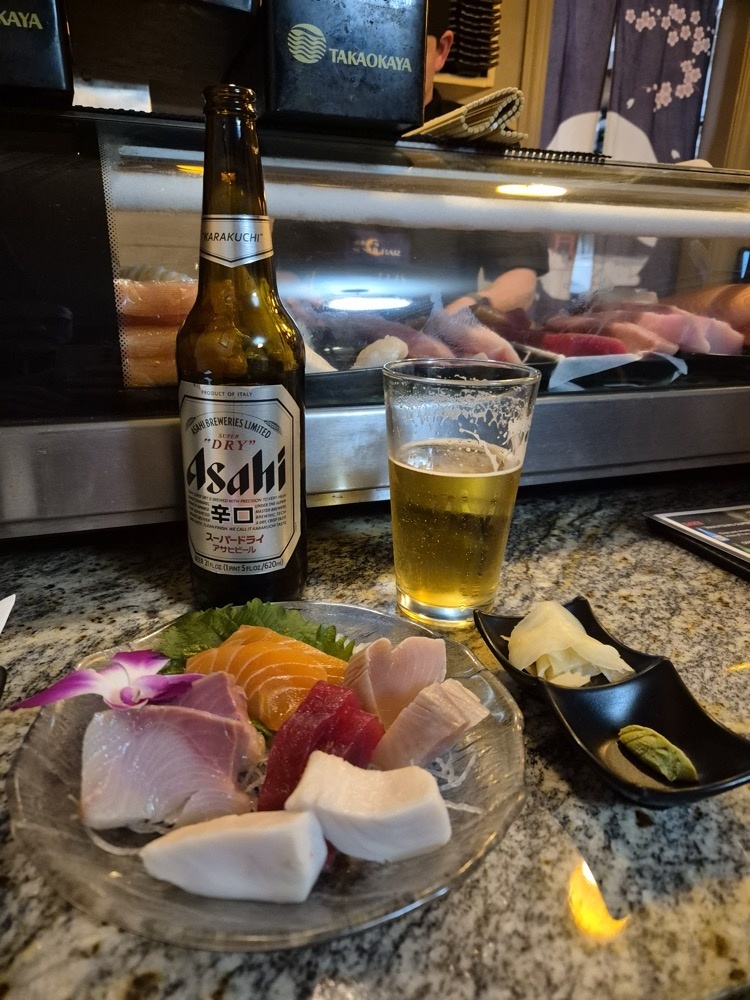 Perfect post-flight dinner Perfect post-flight dinner
