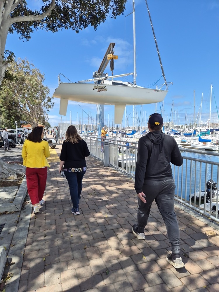 In Marina Del Rey with Burcin and David In Marina Del Rey with Burcin and David