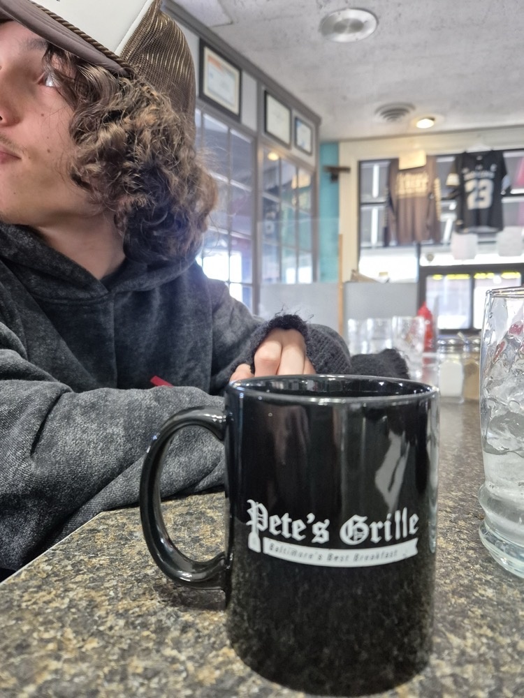 Breakfast at Pete's Grill Breakfast at Pete's Grill.