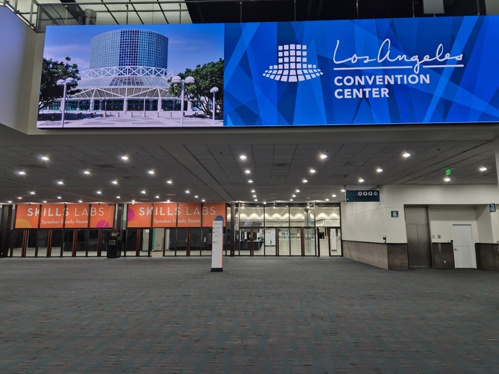 Inside the LA Convention Center Inside the LA Convention Center
