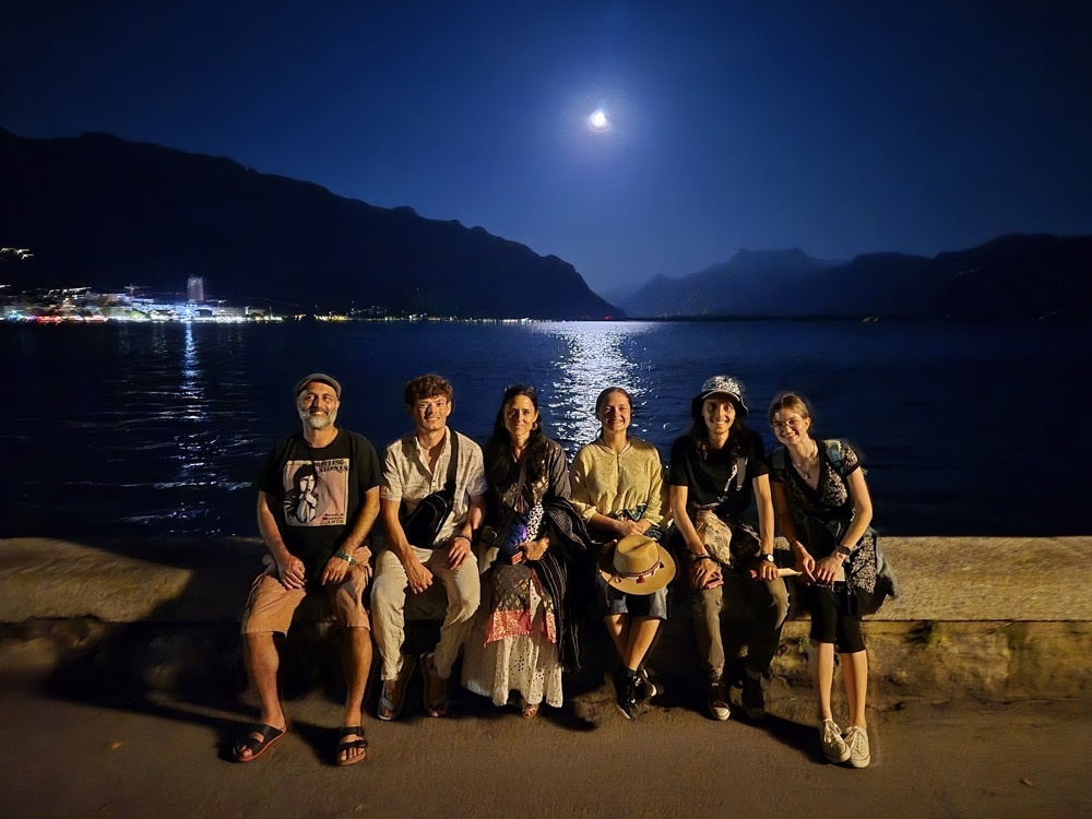 Heading back after a fun night in Montreux Heading back after a fun night in Montreux